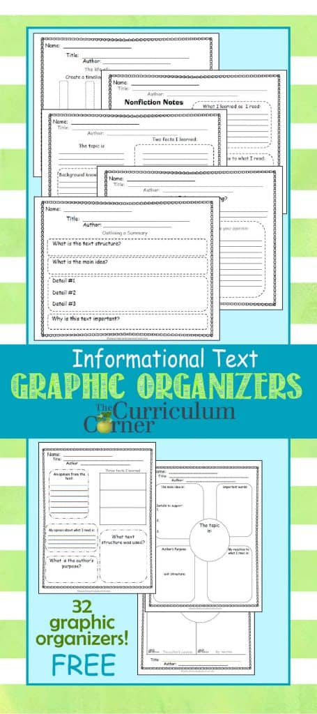 informational-text-graphic-organizers-the-curriculum-corner-4-5-6