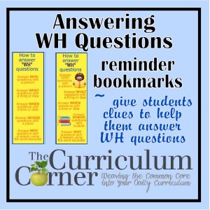 questions wh reading resources classroom strategies mudge henry unit freebies comprehension skills bookmarks answering reminder