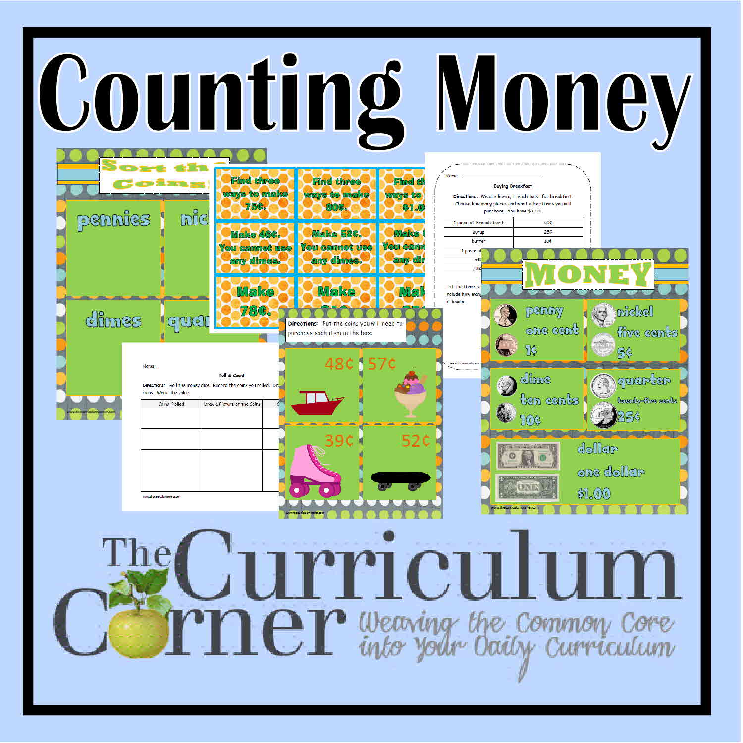 Free Counting Money Activities