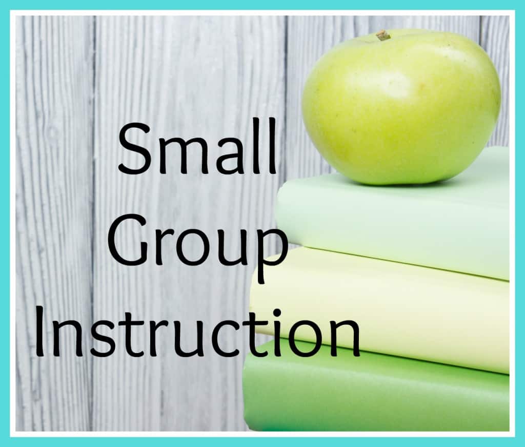 Small Group Instruction Resources Free From The Curriculum Corner - The ...