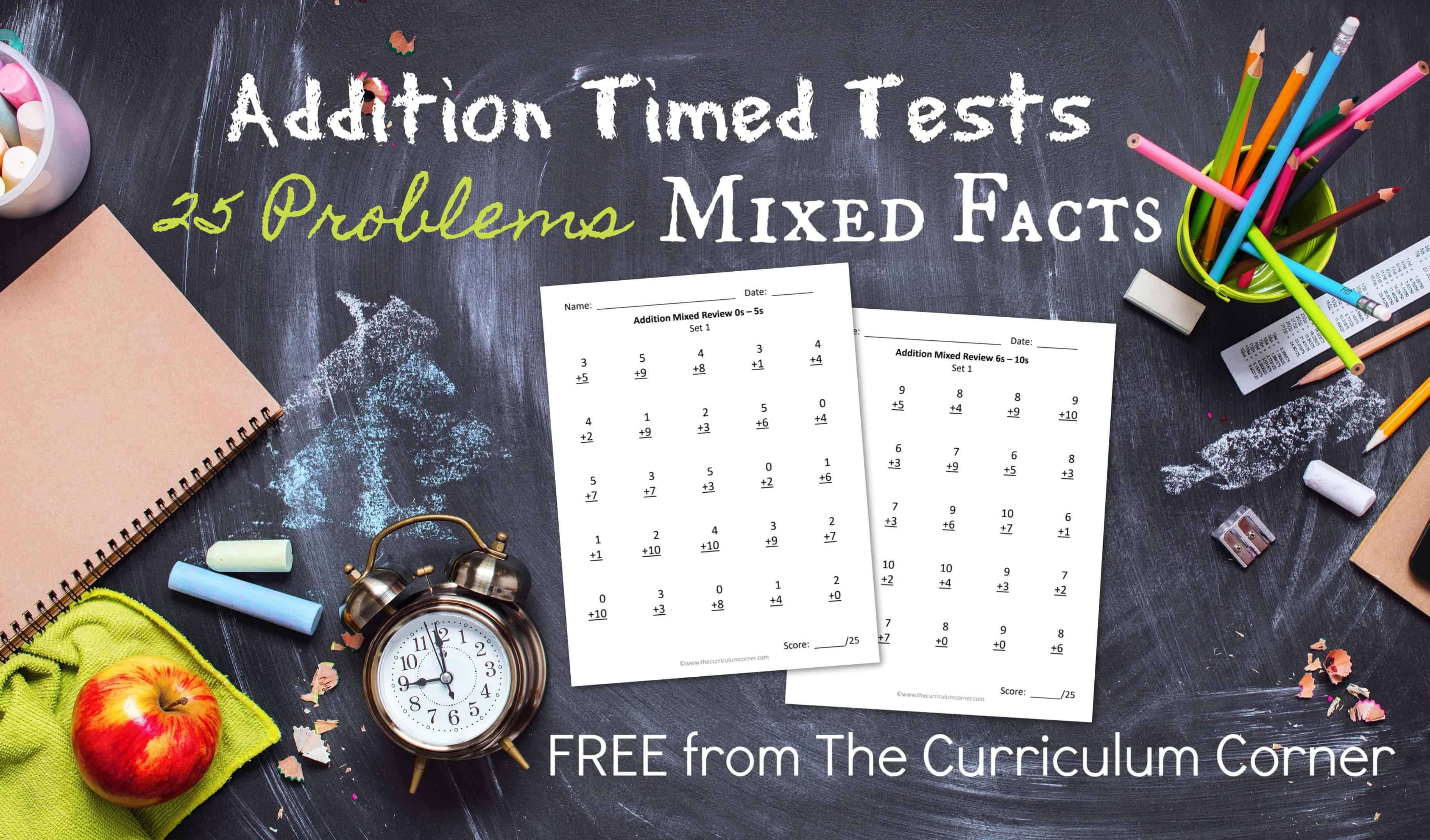 25-addition-facts-mixed-review-pages-the-curriculum-corner-123