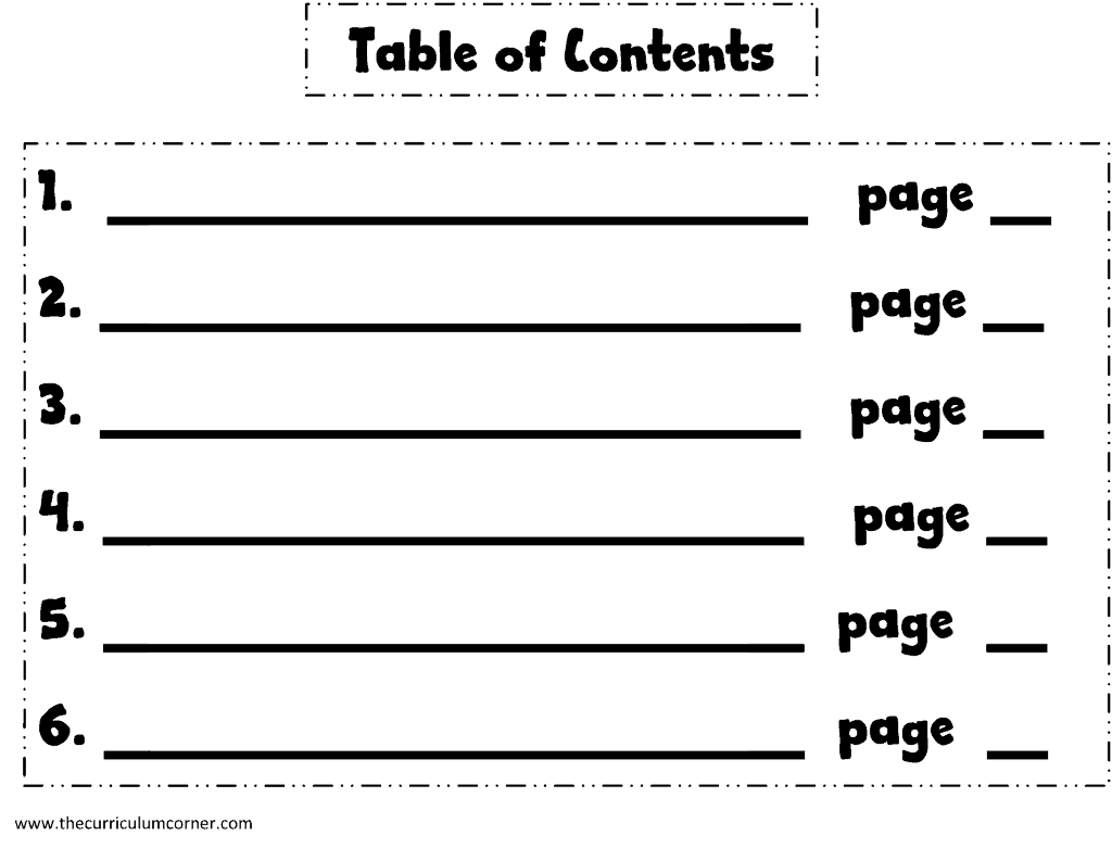 booktable3 - The Curriculum Corner 123