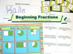 Our free beginning fractions activities have been created to help your students who are being introduced to fraction concepts.