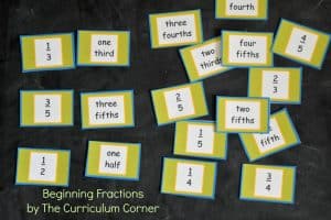 Beginning Fractions from The Curriculum Corner 2