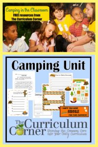 Camping Unit of Study FREE from The Curriculum Corner