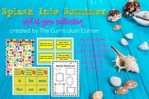 FREE Splash Into Summer end of school year activities | The Curriculum Corner