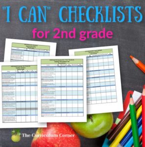 i can checklists 2nd feature - The Curriculum Corner 123