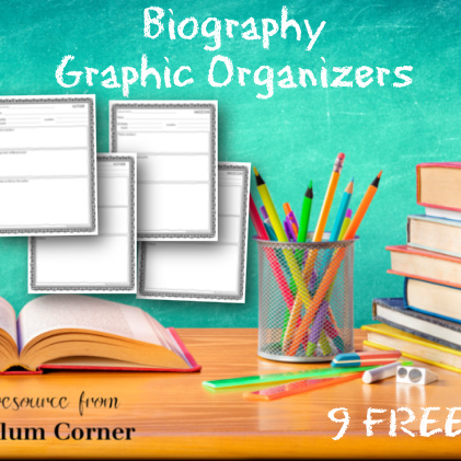 biography graphic organizer