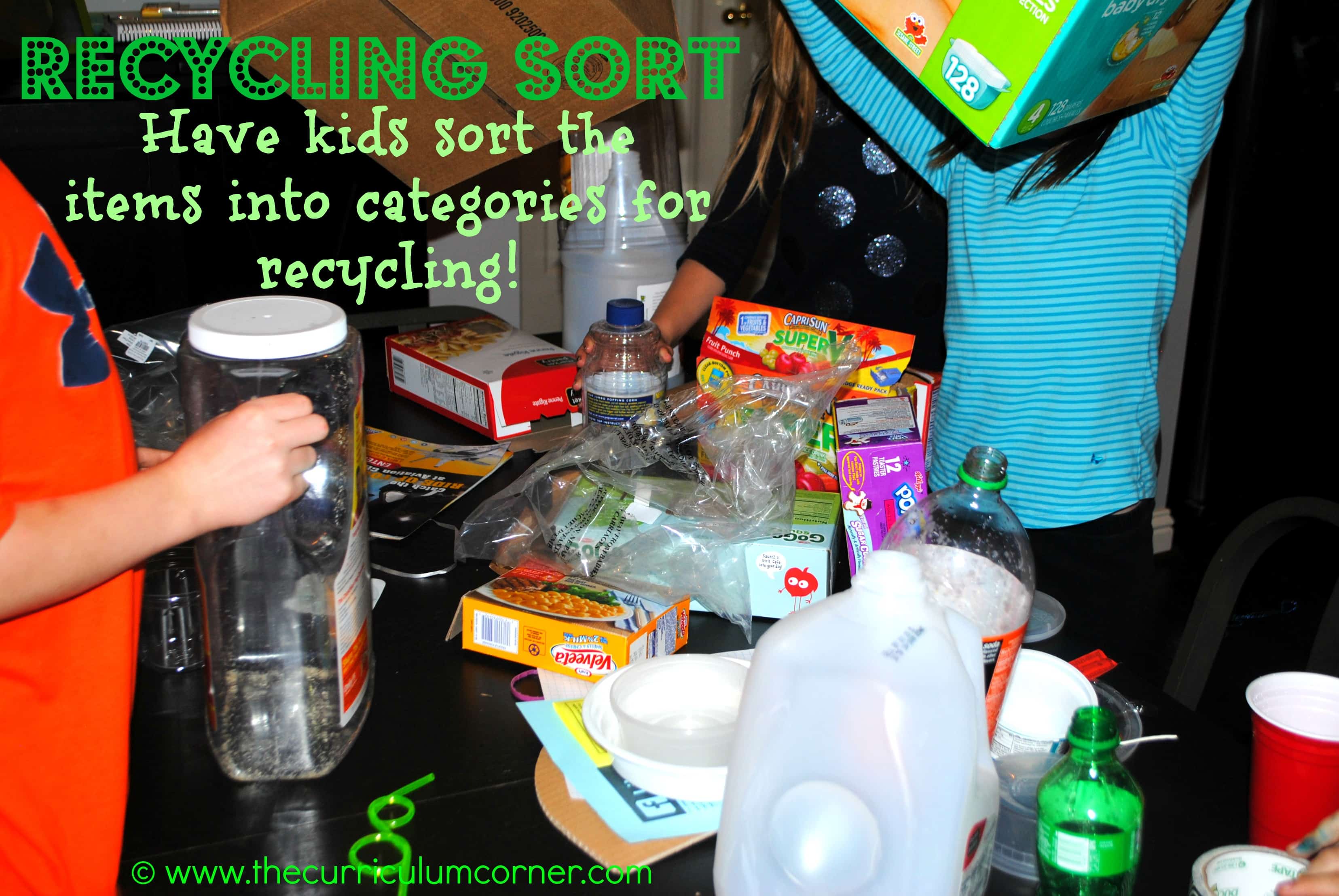 Recycling Sort - Let Students Sort Your Recycling! - The Curriculum ...