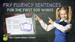 fry word fluency sentences