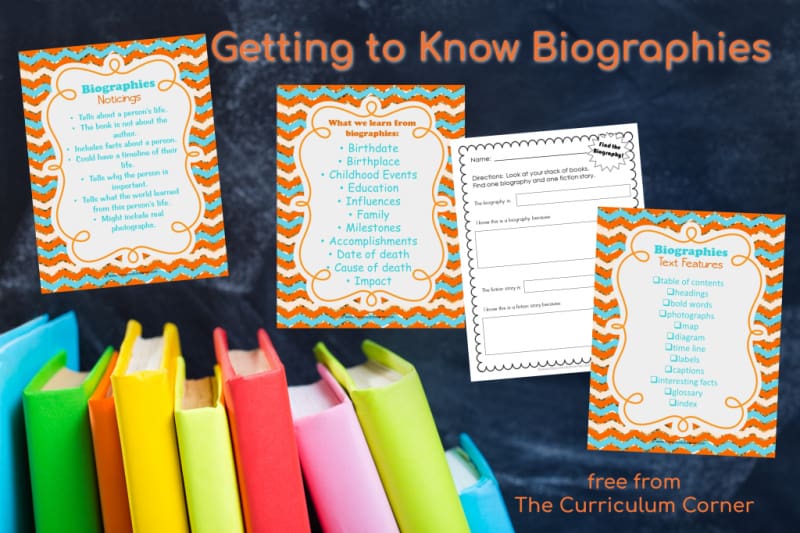 biography and autobiography lesson plans 5th grade