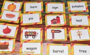 FREE Fall Literacy Pack from The Curriculum Corner | Word Work | Fluency Sentences | Write the Room & more 2