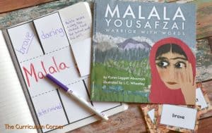 Book Study: Malala Yousafzai FREE from The Curriculum Corner