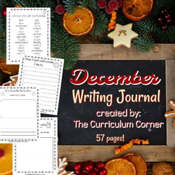 Monthly Printable Journals - The Curriculum Corner 123