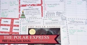 FREE The Polar Express Literacy Center Activities