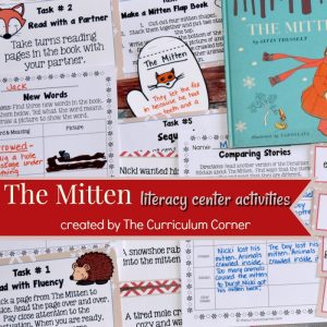 The Mitten Book Printables FREE from The Curriculum Corner