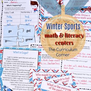 Winter Sports Math & Literacy Centers