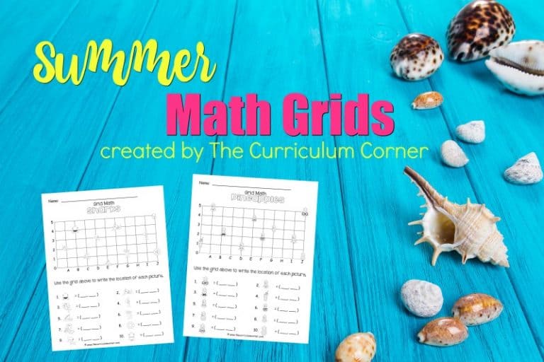 summer homework grid