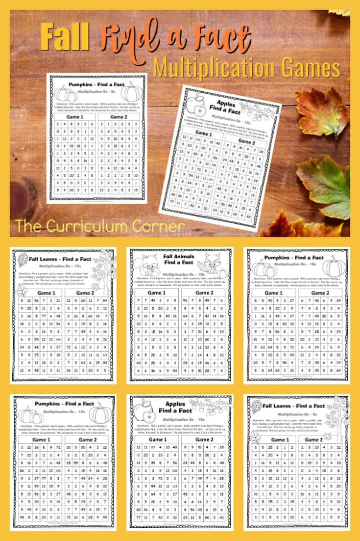 fall-find-a-fact-multiplication-games-the-curriculum-corner-123