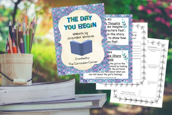 Book Study: The Day You Begin - The Curriculum Corner 123