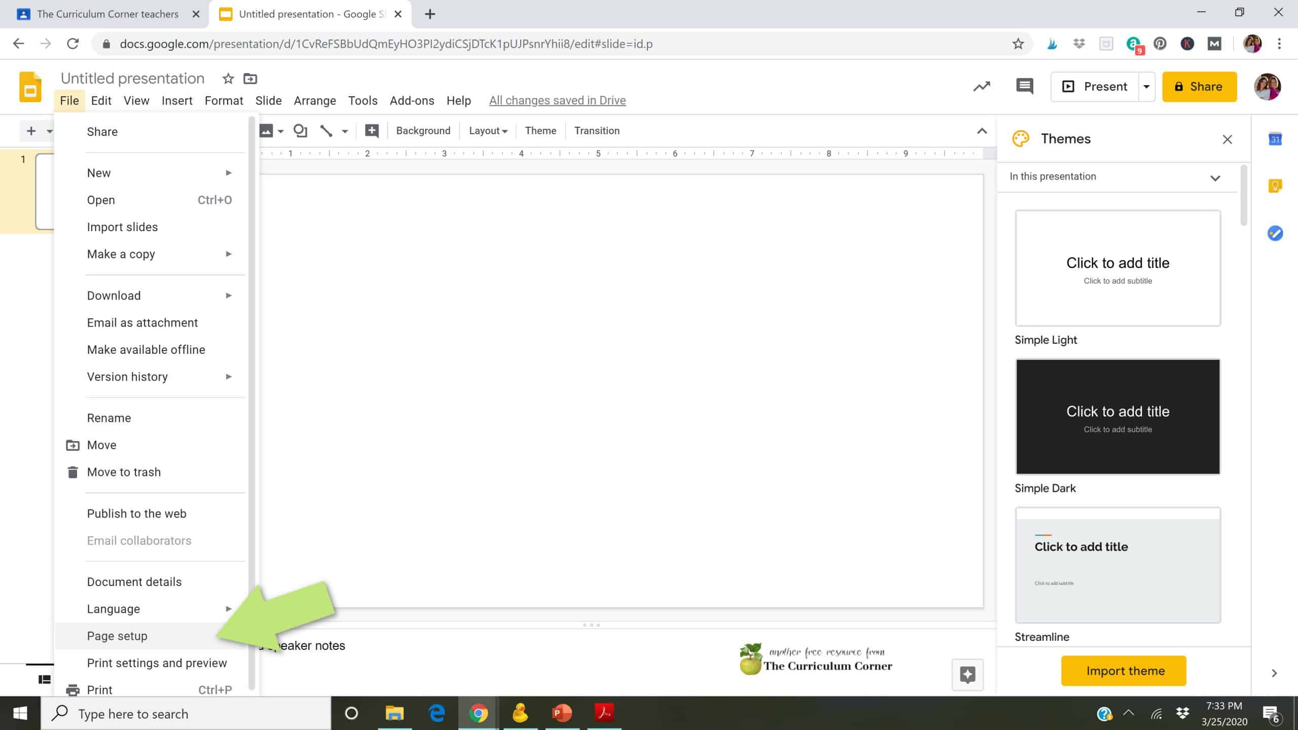 Making a PDF Fillable in Google Slides