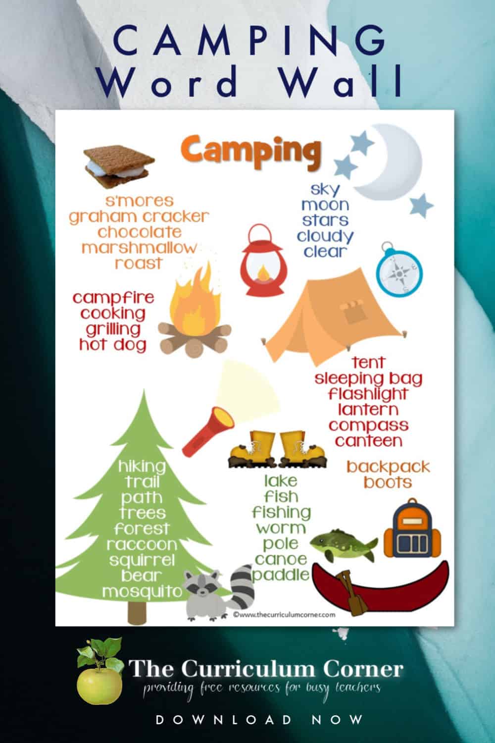 camping-word-wall-the-curriculum-corner-123
