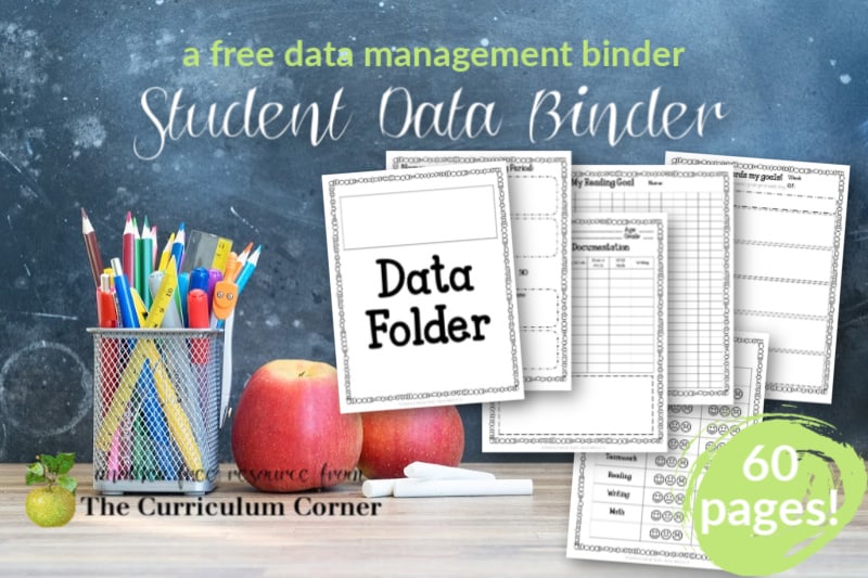 Editable Student Data Tracking The Curriculum Corner 123