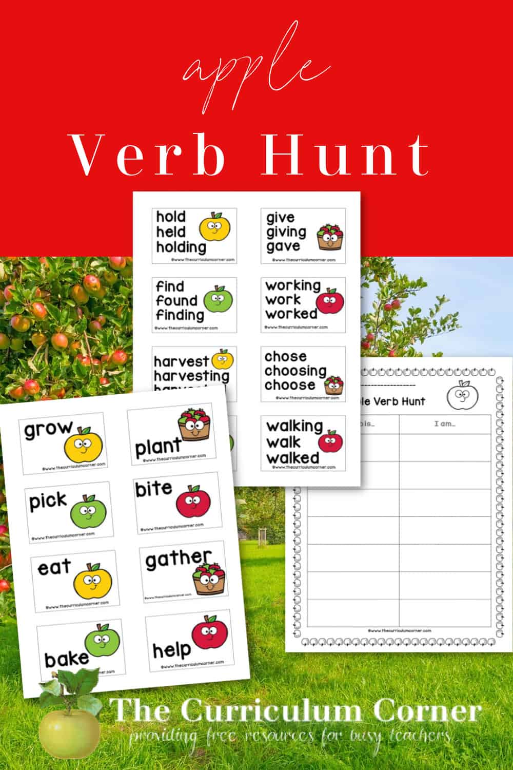 apple-verb-hunt-the-curriculum-corner-123