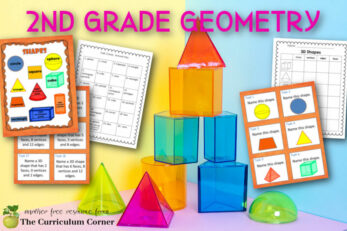 2nd Grade Geometry - The Curriculum Corner 123