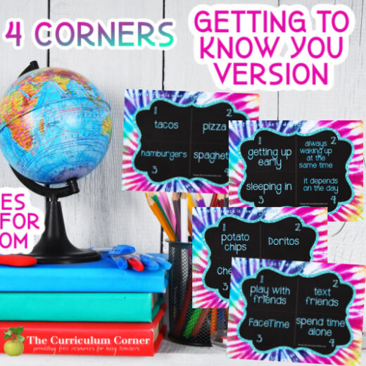 Back To School Archives - The Curriculum Corner 123