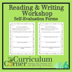 Reading & Writing Workshop Self Evaluation Forms - The Curriculum ...