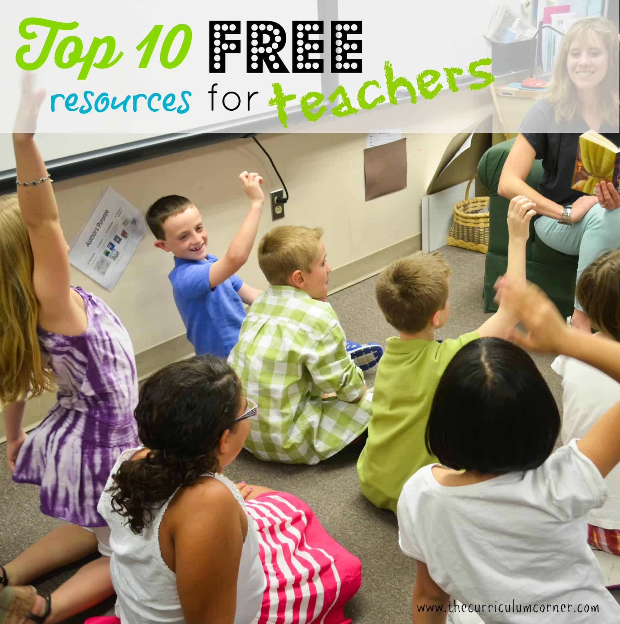 Top Sites for FREE Teacher Resources - The Curriculum Corner 4-5-6