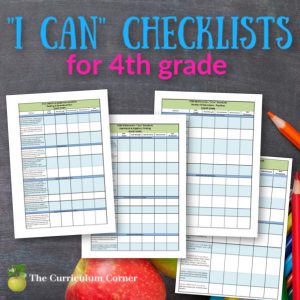 i can checklists 4th feature - The Curriculum Corner 4-5-6