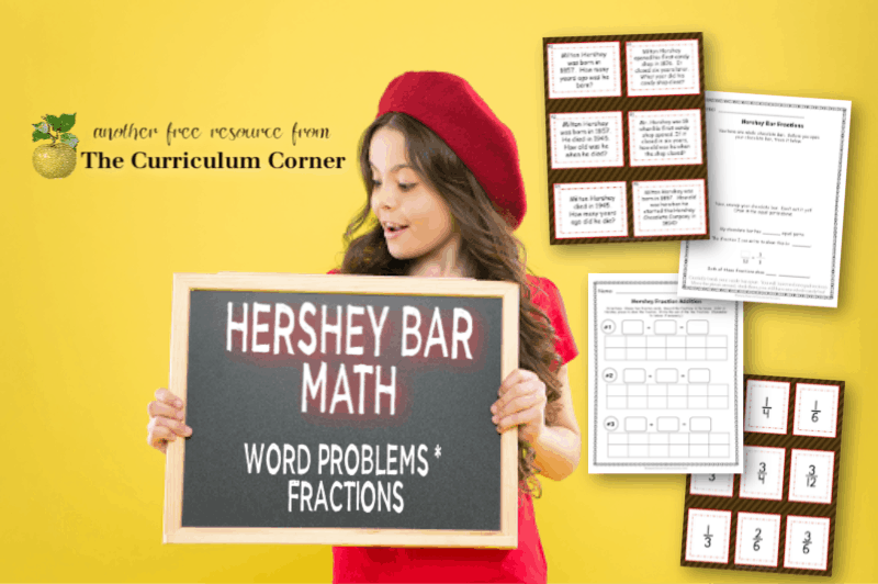 Hershey Bar Math The Curriculum Corner 4 5 6