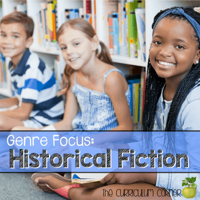 FREE Historical Fiction Reading Collection from The Curriculum Corner ...