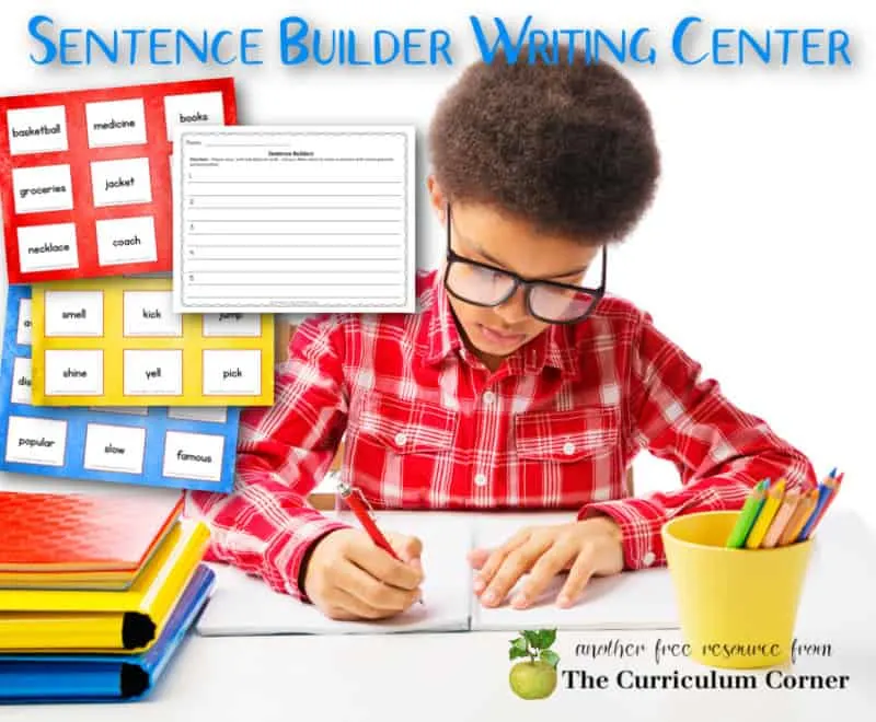 Sentence Cards Cross Content Resource