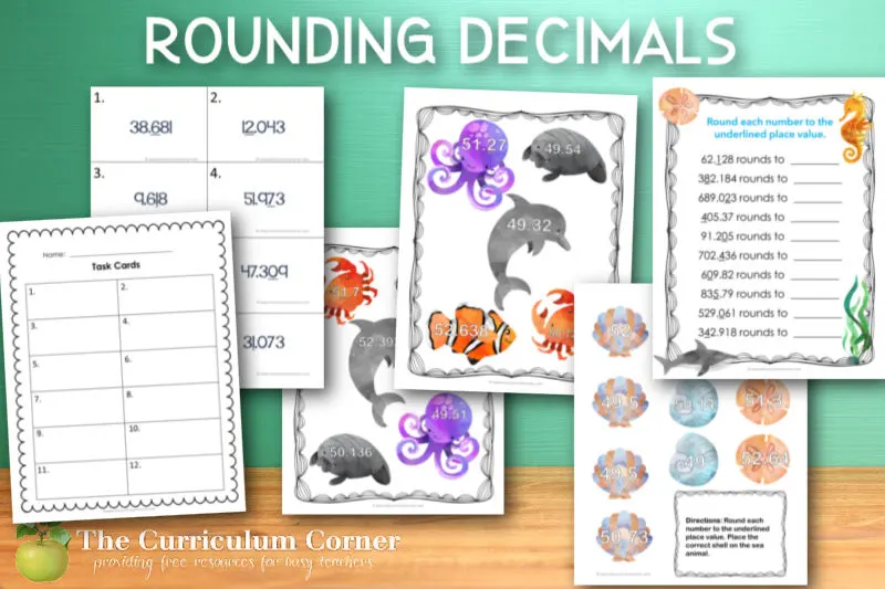 Round decimals with two decimal places to the nearest whole number and to one  decimal place - Master The Curriculum